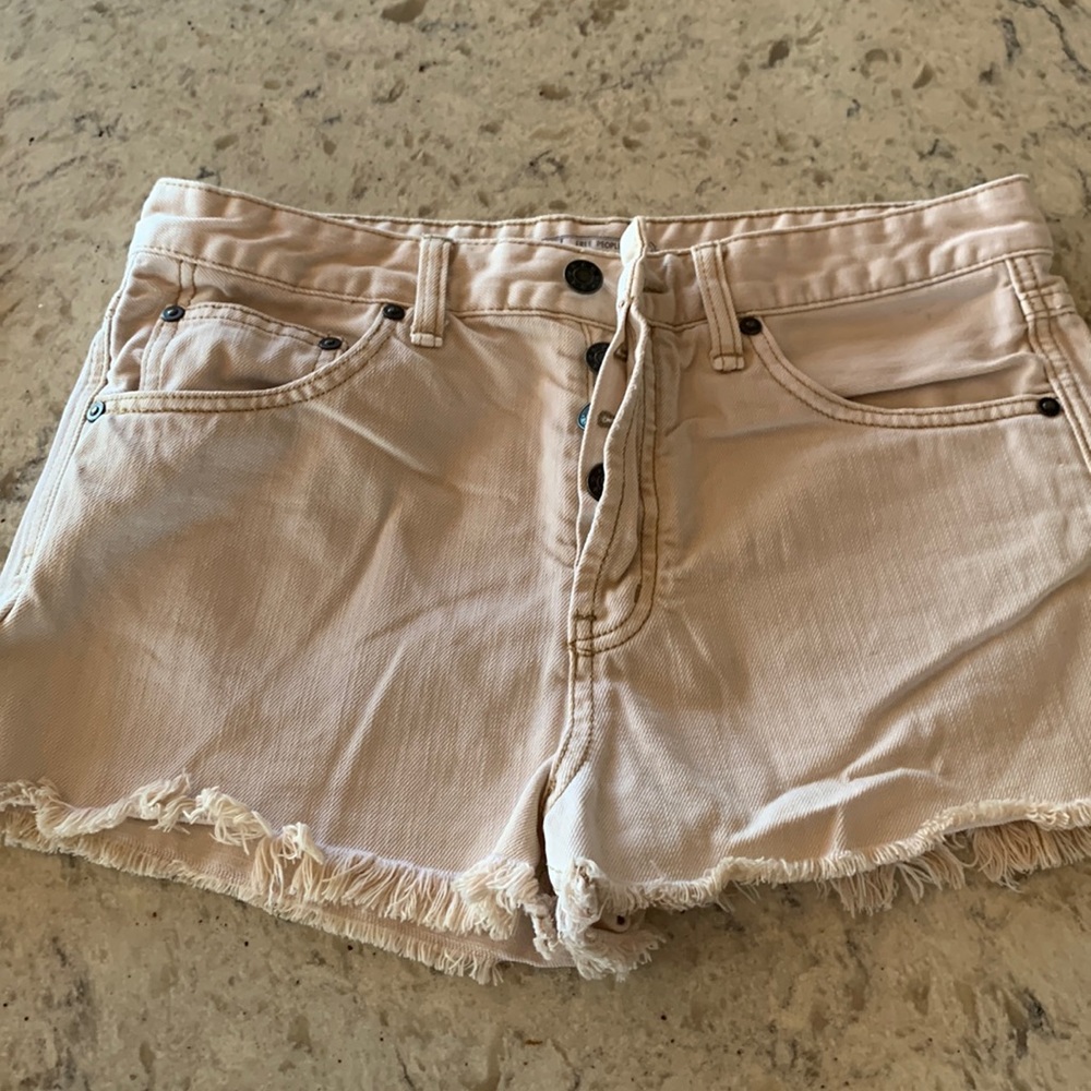 Free People Cut Off Jean Shorts